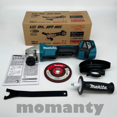 Makita GA518DZ Rechargeable Disc Grinder 18V Paddle Switch Wireless Tool Only