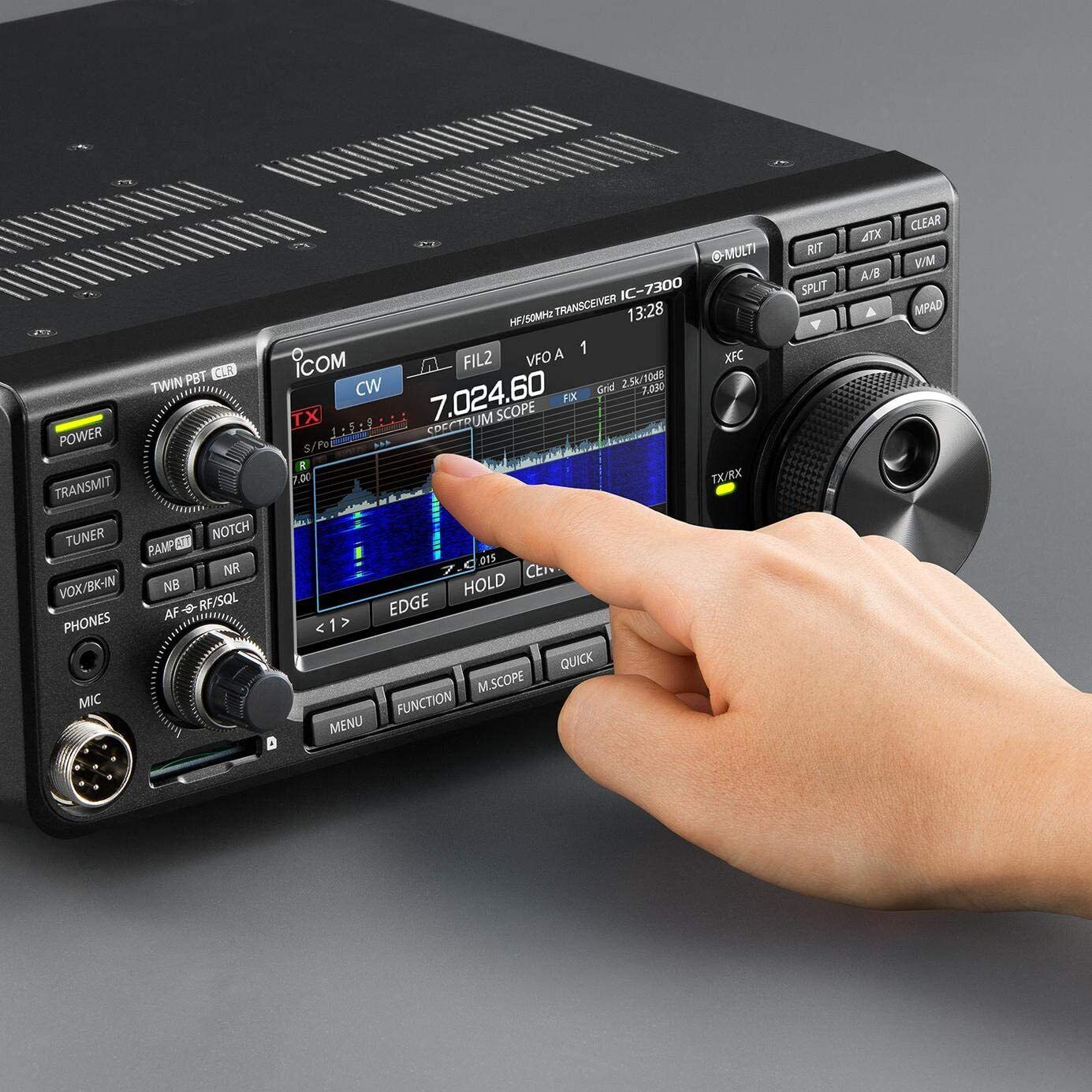 ICOM IC-7300 HF 50MHz SSB/CW/RTTY/AM/FM 100W Transceiver Receiver